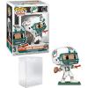 imageDan Marino 215 Facsimile Signed Reprint Laser Autographed Funko POP Football NFL Miami Dolphins Figurine with Protector Case