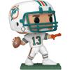 imageDan Marino 215 Facsimile Signed Reprint Laser Autographed Funko POP Football NFL Miami Dolphins Figurine with Protector Case