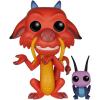 imageEddie Murphy Mushu ampamp Cricket 167 Disney Mulan Facsimile Signed Reprint Laser Autographed Funko POP Movies Figurine with Protector Case