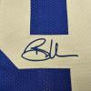 imageFacsimile Autographed Bryce Underwood Michigan Blue Reprint Laser Auto College Football Jersey Size Mens XL