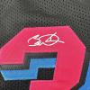 imageFacsimile Autographed Dwyane Wade Miami Black Vice City Reprint Laser Auto Basketball Jersey Size Mens XL
