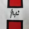 imageFacsimile Autographed Jack Hughes New Jersey Red Reprint Laser Auto Hockey Jersey Size Mens XL