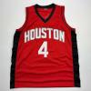 imageFacsimile Autographed Jalen Green Houston Red Reprint Laser Auto Basketball Jersey Size Mens XL