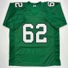imageFacsimile Autographed Jason Kelce Philadelphia Kelly Green Reprint Laser Auto Football Jersey Size Mens XL