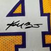 imageFacsimile Autographed Kobe Bryant 24 Los Angeles LA Yellow Reprint Laser Auto Basketball Jersey Size Mens XL
