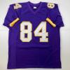 imageFacsimile Autographed Randy Moss Minnesota Purple Reprint Laser Auto Football Jersey Size Mens XL