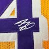imageFacsimile Autographed Shaquille Shaq ONeal Los Angeles LA Yellow Reprint Laser Auto Basketball Jersey Size Mens XL