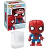 imageStan Lee Spiderman SpiderMan 03 Facsimile Signed Reprint Laser Autographed Funko POP Movies Marvel Endgame Figurine with Protector Case
