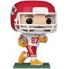 imageTravis Kelce 257 Facsimile Signed Reprint Laser Autographed Funko POP Football NFL Kansas City Chiefs Figurine with Protector Case