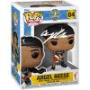 imageAngel Reese 04 Rookie Season Facsimile Signed Reprint Laser Autographed Funko POP Basketball WNBA Chicago Sky Figurine with HOFSM Protector Case