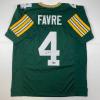 imageFacsimile Autographed Brett Favre Green Bay Green Reprint Laser Auto Football Jersey Size Mens XL