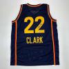 imageFacsimile Autographed Caitlin Clark Indiana Blue Reprint Laser Auto Basketball Jersey Size Mens XL