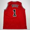 imageFacsimile Autographed Derrick Rose Chicago Red Reprint Laser Auto Basketball Jersey Size Mens XL