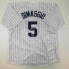 imageFacsimile Autographed Joe DiMaggio New York Pinstripe Reprint Laser Auto Baseball Jersey Size Mens XL