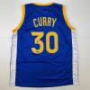 imageFacsimile Autographed Stephen Steph Curry Golden State Blue Reprint Laser Auto Basketball Jersey Size Mens XL