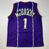 imageFacsimile Autographed Tracy McGrady Toronto Purple Reprint Laser Auto Basketball Jersey Size Mens XL