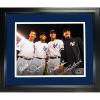 imageFramed Core Four New York Yankees Jeter Rivera Pettitte ampamp Posada Facsimile Laser Engraved Signature Auto 11quotx14quot Baseball Photo HOFSM Holo