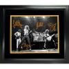 imageFramed Led Zeppelin Rock Band Facsimile Laser Engraved Signatures Auto 11quotx14quot Music Photo HOFSM Holo