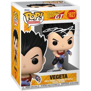 imageChristopher Sabat Vegeta Short Hair 1627 Voice Actor Facsimile Signed Reprint Laser Autographed Funko POP Anime Animation Dragon Ball Z Figurine with Protector Case