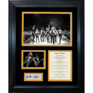 imageFramed Band Discography Facsimile Laser Engraved Signatures Auto 11quotx14quot Music Photo Sig Collage