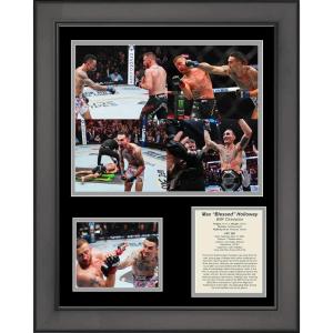 imageFramed Max Holloway BMF Championship vs Justin Gathje UFC 300 MMA 11quotx14quot Three Photo Collage