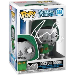 imageRobert Downey Jr Doctor Doom 561 Facsimile Signed Reprint Laser Autographed Funko POP Movies Marvel Fantastic 4 Four Figurine with Protector Case