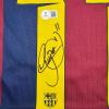imageAutographedSigned Neymar Jr FC Barcelona Blue Soccer Jersey Beckett BAS COA