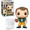 imageBrett Favre 83 Facsimile Signed Reprint Laser Autographed Funko POP Football Green Bay Packers Figurine with Protector Case