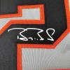 imageFacsimile Autographed Barry Bonds San Francisco Grey Reprint Laser Auto Baseball Jersey Size Mens XL