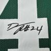 imageFacsimile Autographed Darrelle Revis New York Green Reprint Laser Auto Football Jersey Size Mens XL