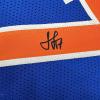imageFacsimile Autographed Jeremy Lin New York Blue Reprint Laser Auto Basketball Jersey Size Mens XL