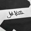 imageFacsimile Autographed John Stallworth Pittsburgh Black Reprint Laser Auto Football Jersey Size Mens XL