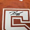 imageFacsimile Autographed Kevin Durant Texas Orange Reprint Laser Auto College Basketball Jersey Size Mens XL