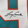 imageFacsimile Autographed Larry Csonka Miami Teal Reprint Laser Auto Football Jersey Size Mens XL