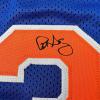 imageFacsimile Autographed Patrick Ewing New York Blue Reprint Laser Auto Basketball Jersey Size Mens XL