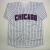imageFacsimile Autographed Pete CrowArmstrong PCA Chicago Pinstripe Reprint Laser Auto Baseball Jersey Size Mens XL