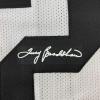 imageFacsimile Autographed Terry Bradshaw Pittsburgh White Reprint Laser Auto Football Jersey Size Mens XL