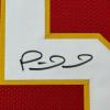 imageFramed AutographedSigned Patrick Mahomes 35x39 Kansas City Red Football Jersey JSA COA