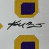 imageFramed Facsimile Autographed Kobe Bryant 35x398 Los Angeles LA Purple Reprint Laser Auto Basketball Jersey