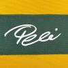 imageFramed Facsimile Autographed Pele 35x39 Brazil Yellow World Cup Reprint Laser Auto Soccer Jersey