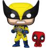 imageHugh Jackman Wolverine with Babypool 1403 Facsimile Signed Reprint Laser Autographed Funko POP ampamp Buddy Movies Deadpool 3 Marvel Figurine with Protector Case