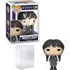 imageJenna Ortega Wednesday Addams 1309 Facsimile Signed Reprint Laser Autographed Funko POP TV Addams Family Figurine with Protector Case