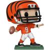 imageJoe Burrow 168 Facsimile Signed Reprint Laser Autographed Funko POP Football NFL Cincinnati Bengals Figurine with Protector Case