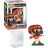 imageJoe Burrow 168 Facsimile Signed Reprint Laser Autographed Funko POP Football NFL Cincinnati Bengals Figurine with Protector Case