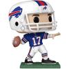 imageJosh Allen 169 Facsimile Signed Reprint Laser Autographed Funko POP Football NFL Buffalo Bills Figurine with Protector Case