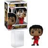 imageMichael Jackson 359 Thriller Facsimile Signed Reprint Laser Autographed Funko POP Rocks Figurine with Protector Case