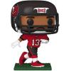 imageMike Evans 142 Funko POP Football Tampa Bay Buccaneers Figurine Bundle with HOFSM Protector Case