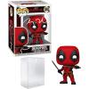 imageRyan Reynolds Deadpool 31362 Facsimile Signed Reprint Laser Autographed Funko POP Movies Marvel Universe Figurine with Protector Case