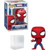 imageStan Lee Spiderman SpiderMan 1422 Facsimile Signed Reprint Laser Autographed Funko POP Movies Marvel Endgame Figurine with Protector Case