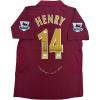 imageAutographedSigned Thierry Henry Arsenal Red Soccer Jersey Beckett BAS COA